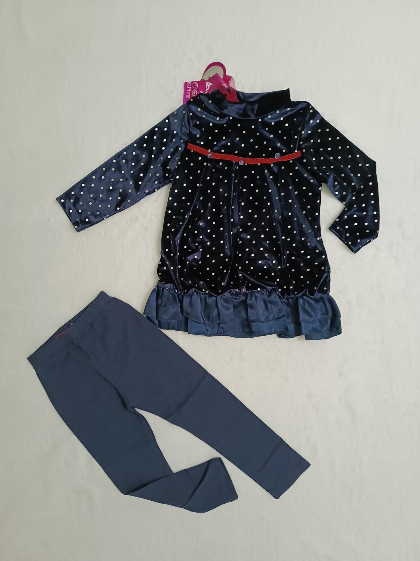 Conjunto Invernal de 2 Piezas Camiseta + Leggings