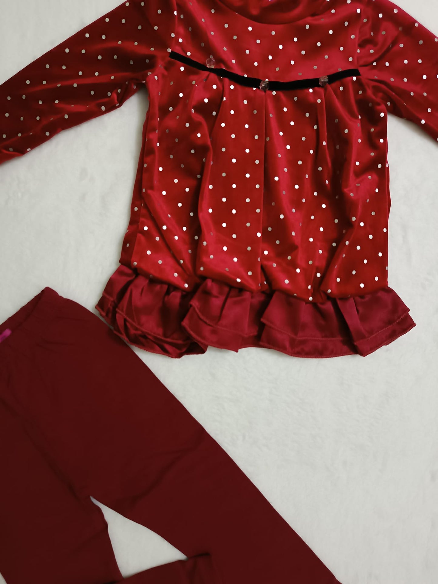 Conjunto Invernal de 2 Piezas Camiseta + Leggings