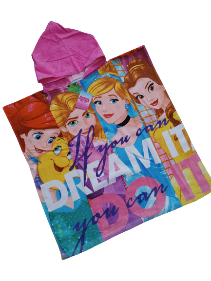 Toalla-Poncho Princesas Disney