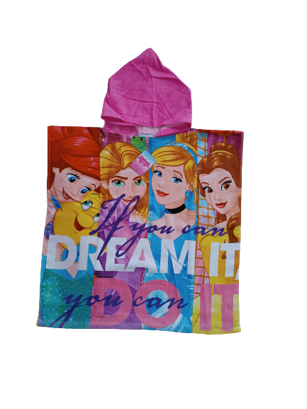 Toalla-Poncho Princesas Disney