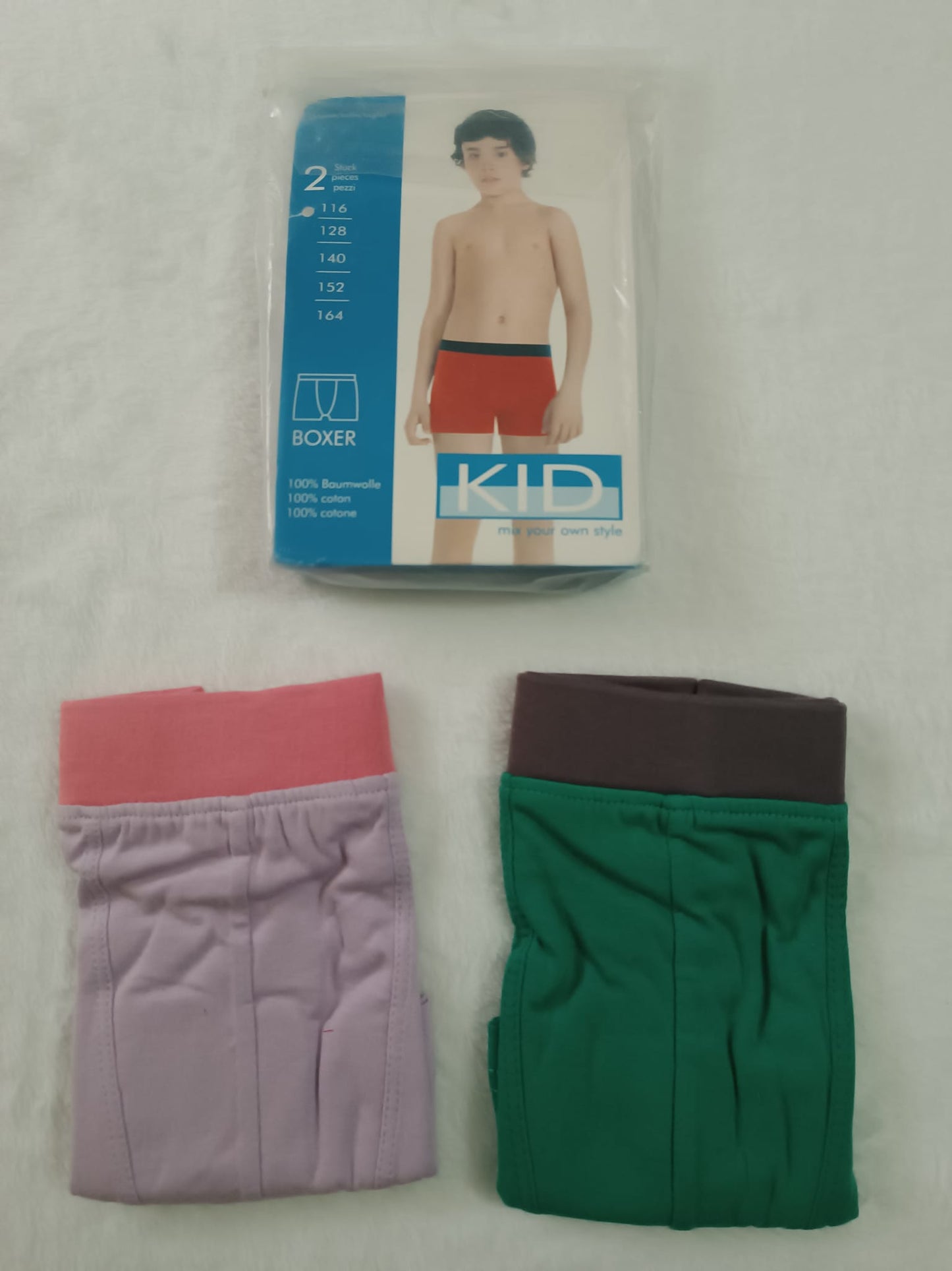 Pack  de 2 Boxer para Niños