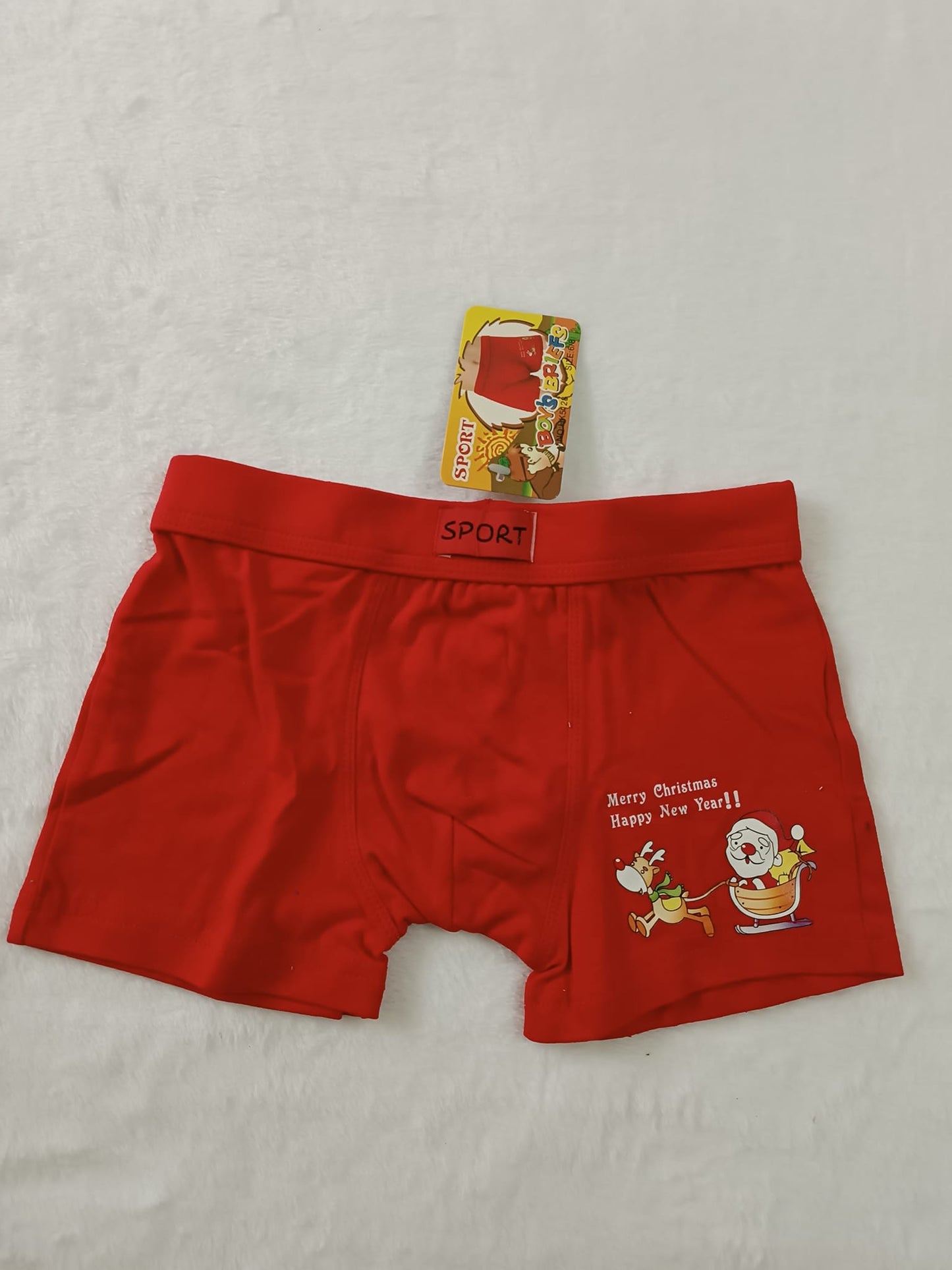 Boxer Navideño para Niños