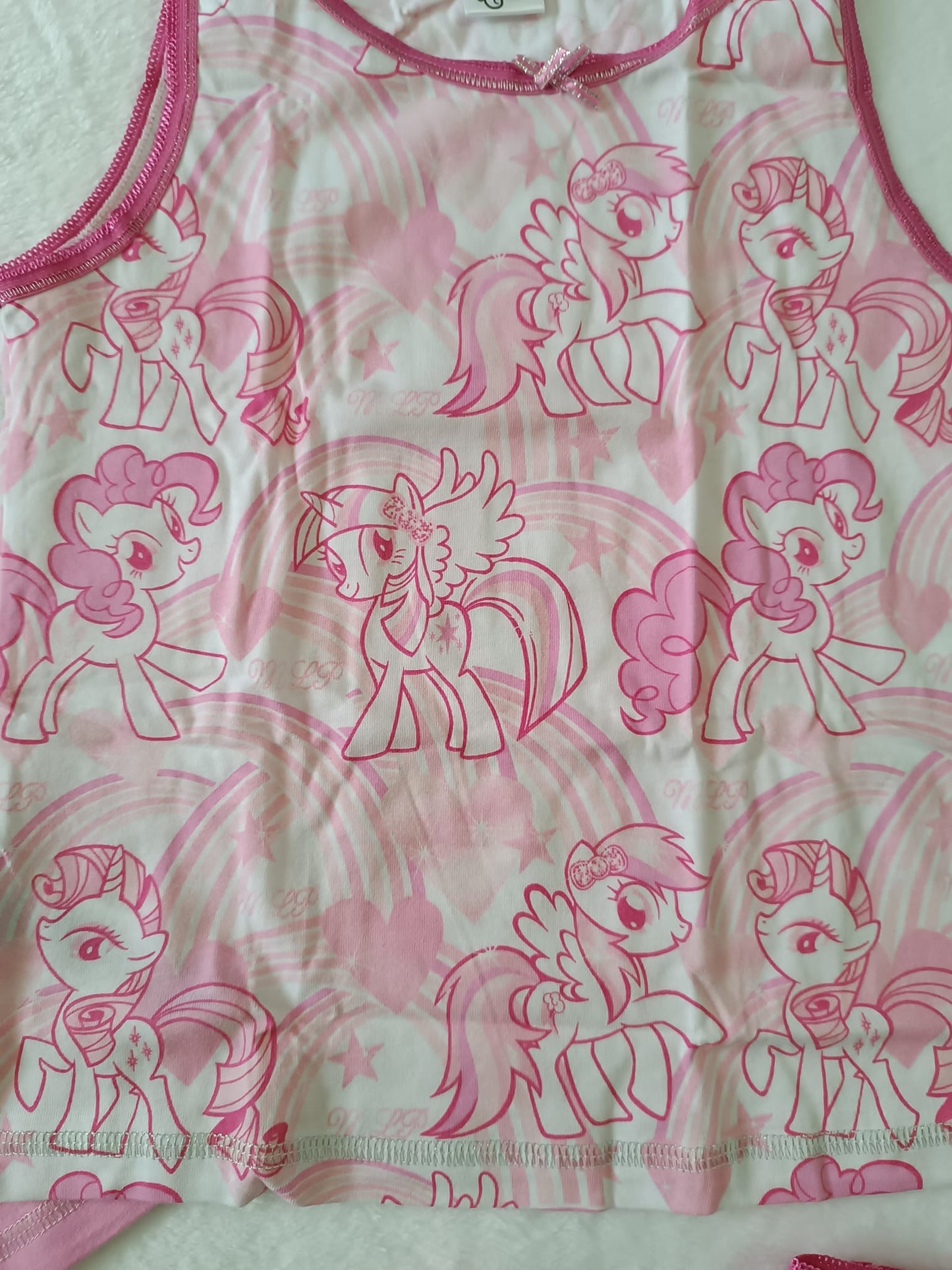 Pack de 5 piezas , 2 Camisetas + 3 Slip My Little Pony