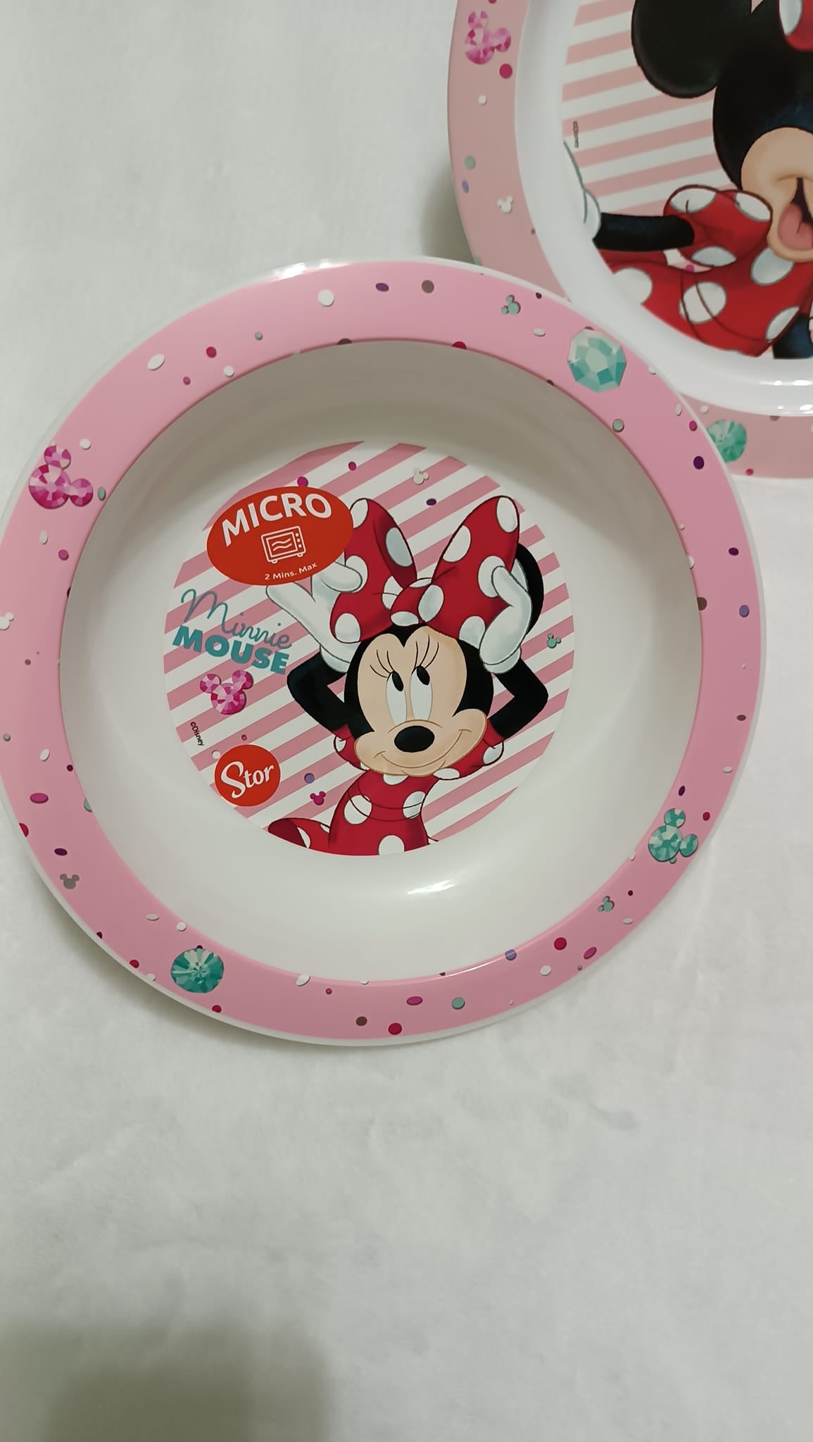 Set Vajilla  Minnie Disney  para Microondas