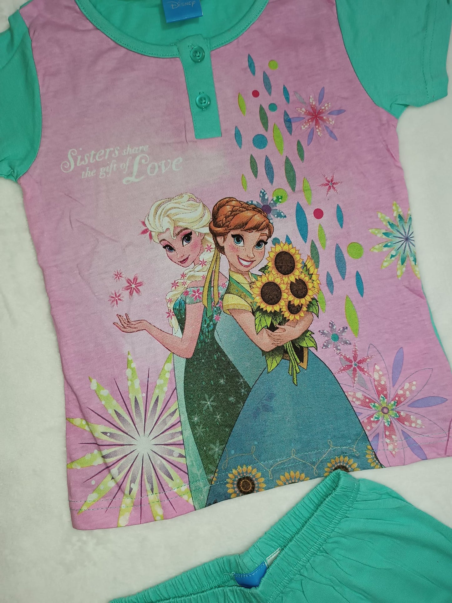 Pijama Disney Frozen Girasoles