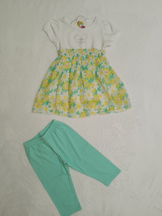 Conjunto Lazo y Flores