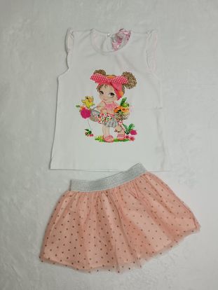 Conjunto Niña con Flores