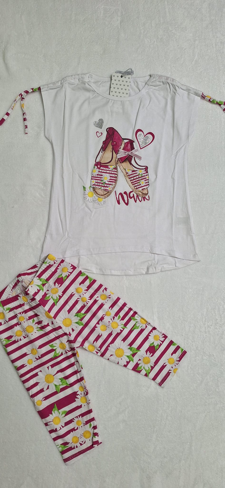 Conjunto de 2 piezas Camiseta + Leggins Corto