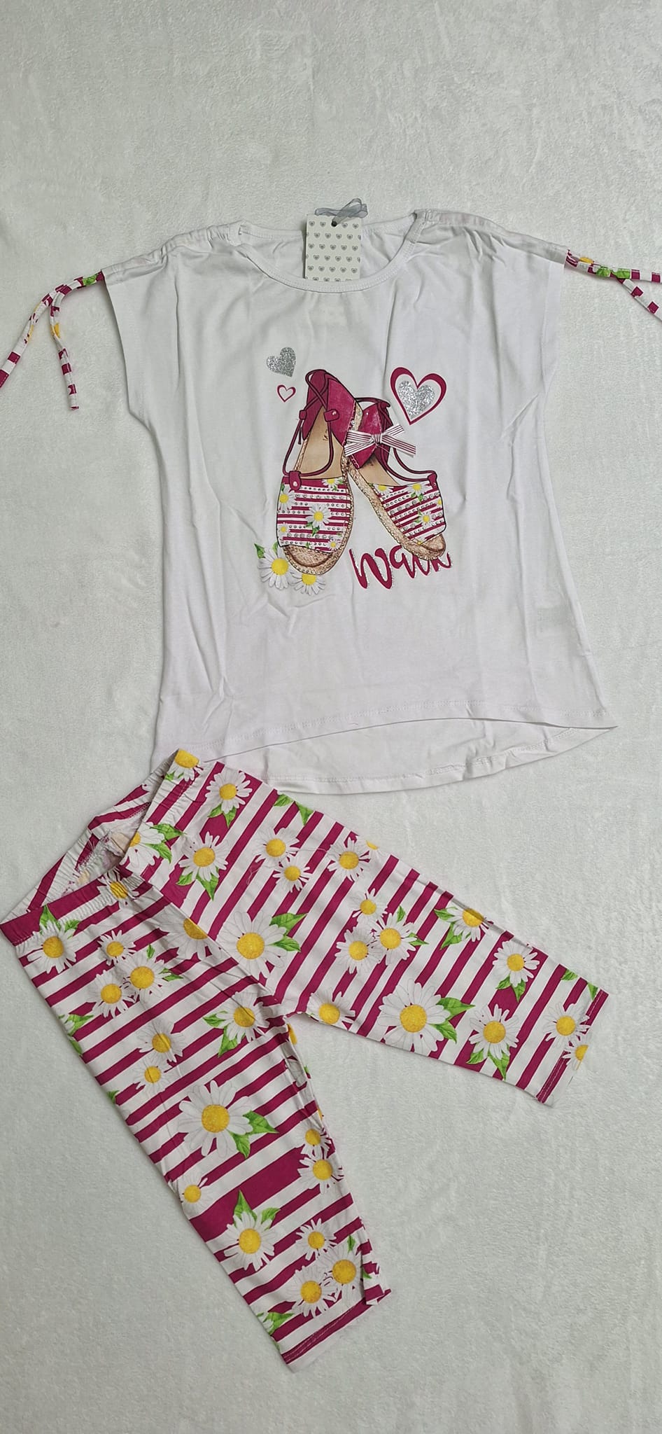 Conjunto de 2 piezas Camiseta + Leggins Corto